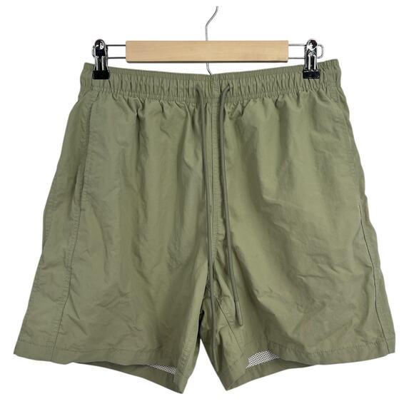 Standard Cloth Urban Outfitters Light Green Nylon Mesh Lined Shorts Men’s Medium - Picture 1 of 6